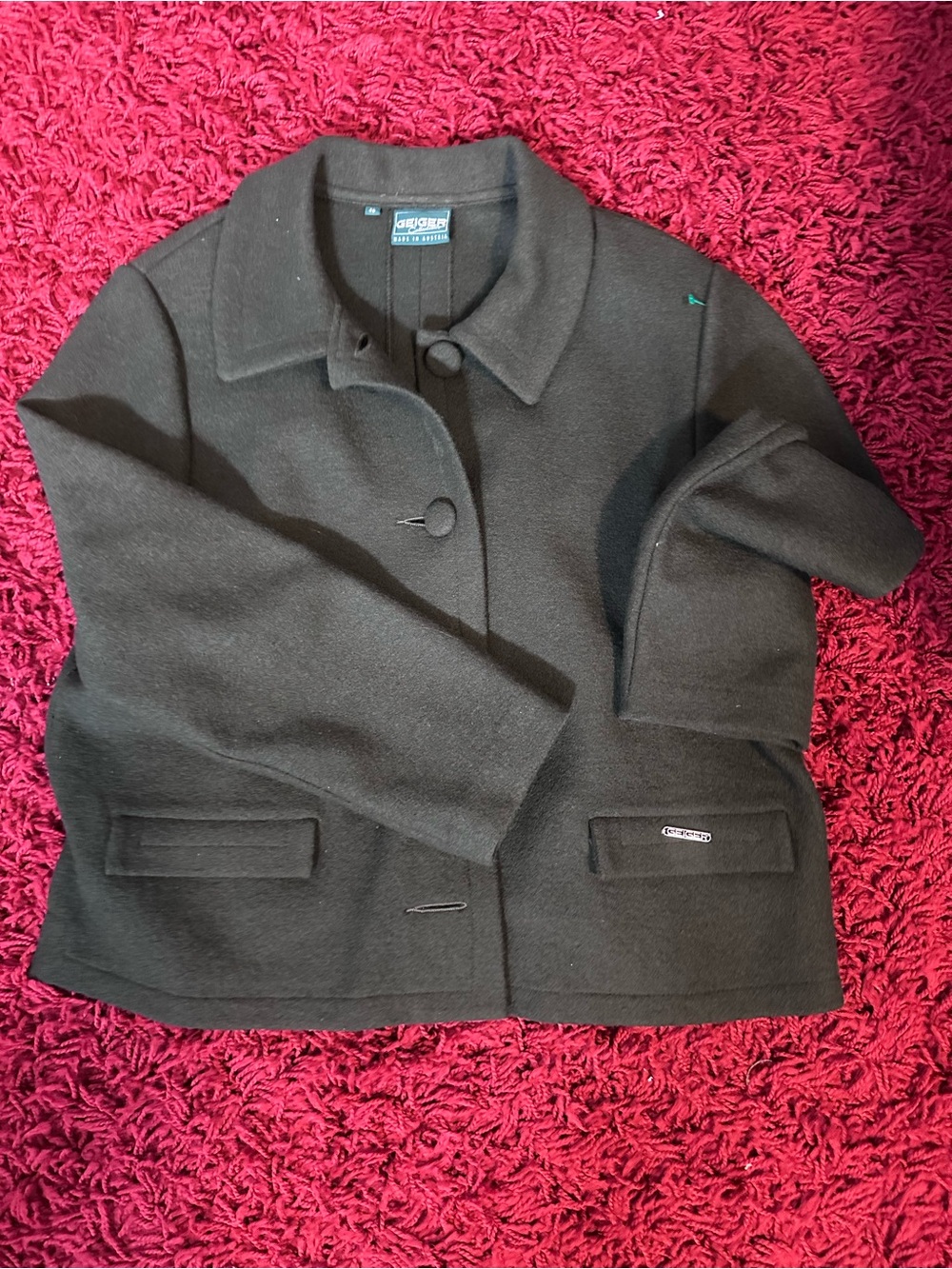 Geiger women’s sweater 46 forest green